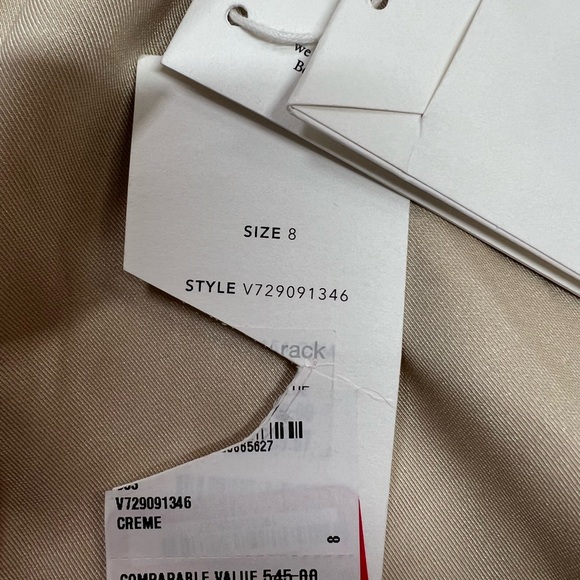 VINCE Drapey Double Breasted Blazer in Cream Size 8 New With Tags - Picture 14 of 16